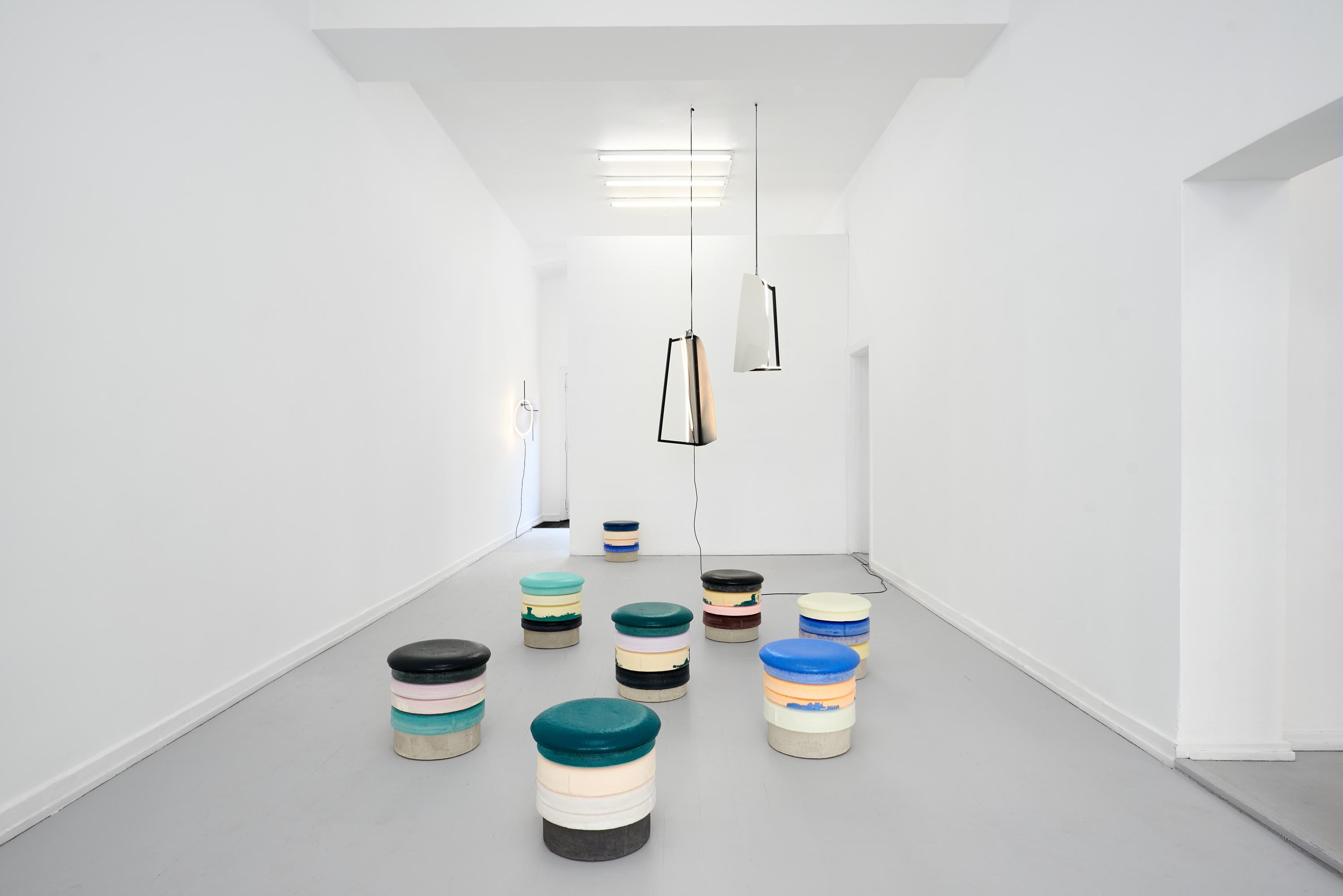 Modern Contemporary Macaron Stools by Cristian Andersen