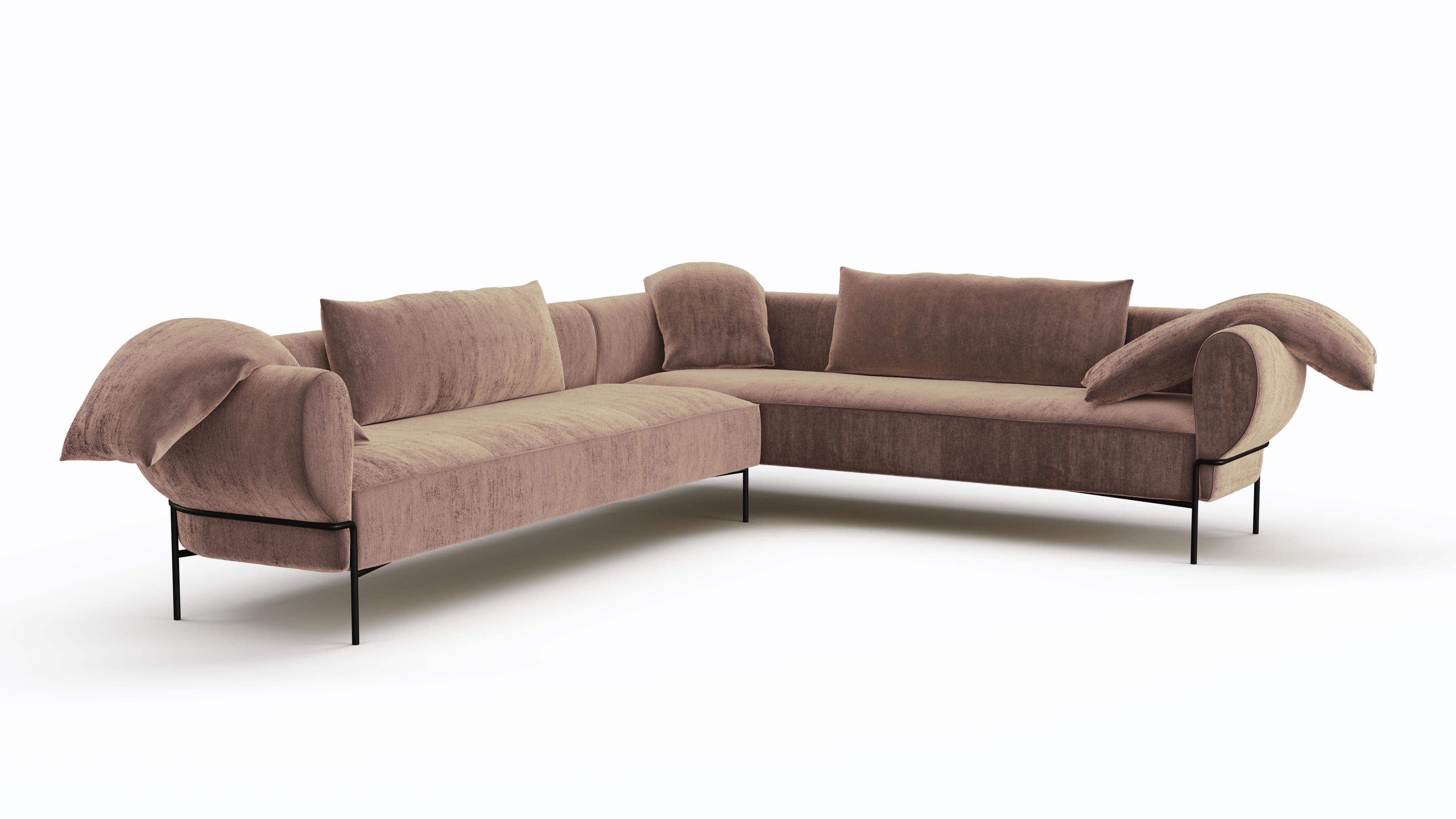 American Contemporary Madda Sofa Sectional For Sale