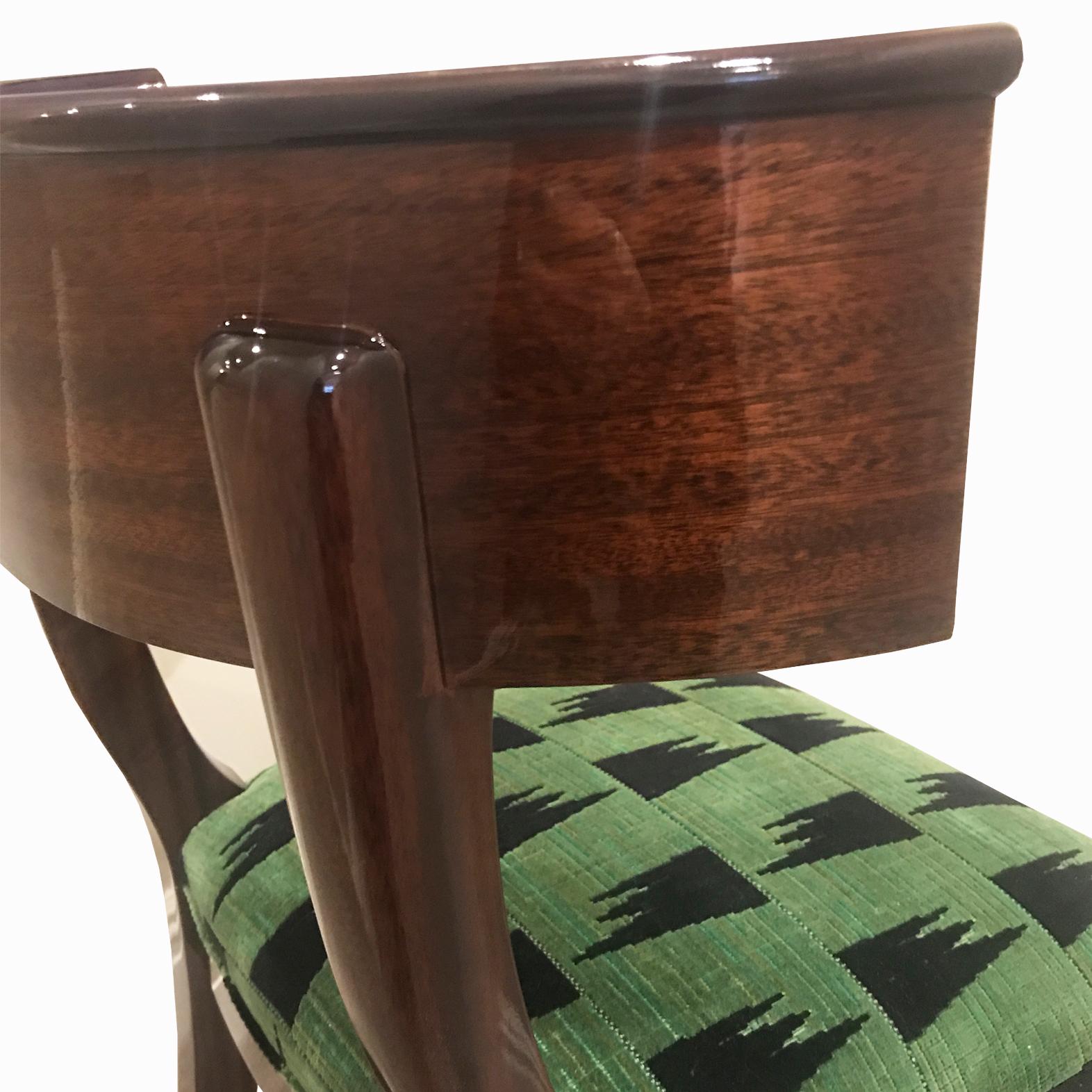 modern mahogany dining chairs