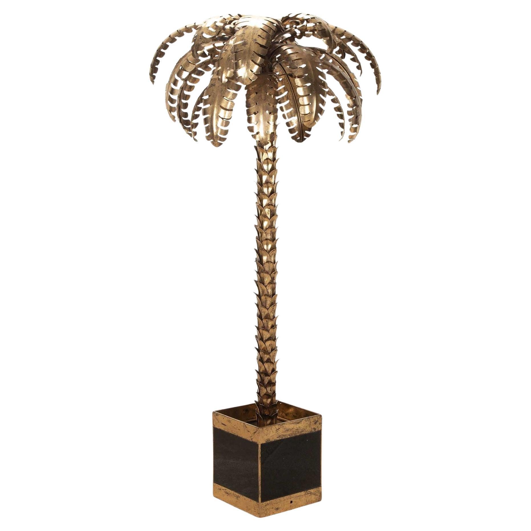 Contemporary Maison Jensen Style Palm Tree Floor Lamp