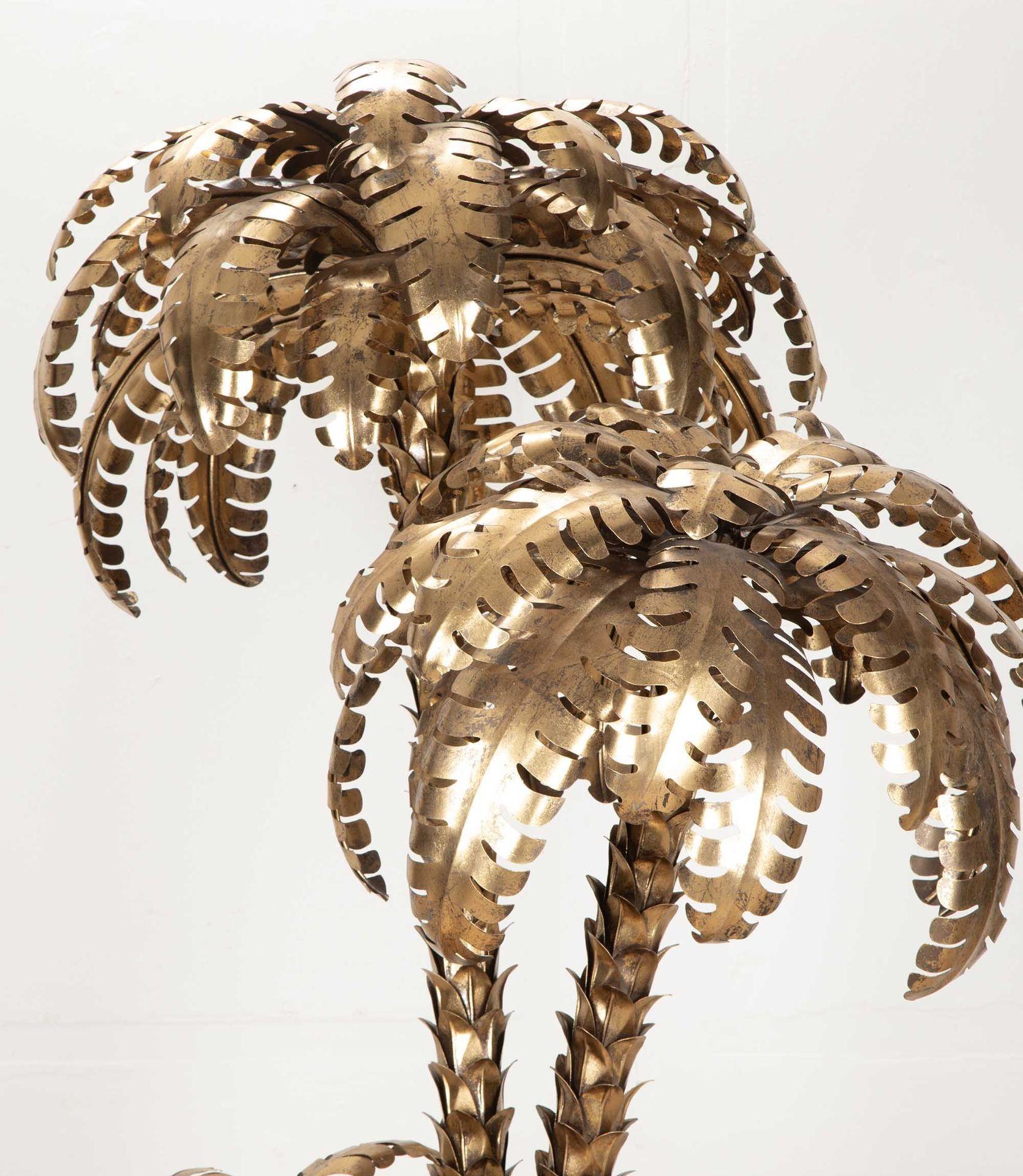 Mid-Century Modern Contemporary Maison Jensen Style Palm Tree Lamp For Sale