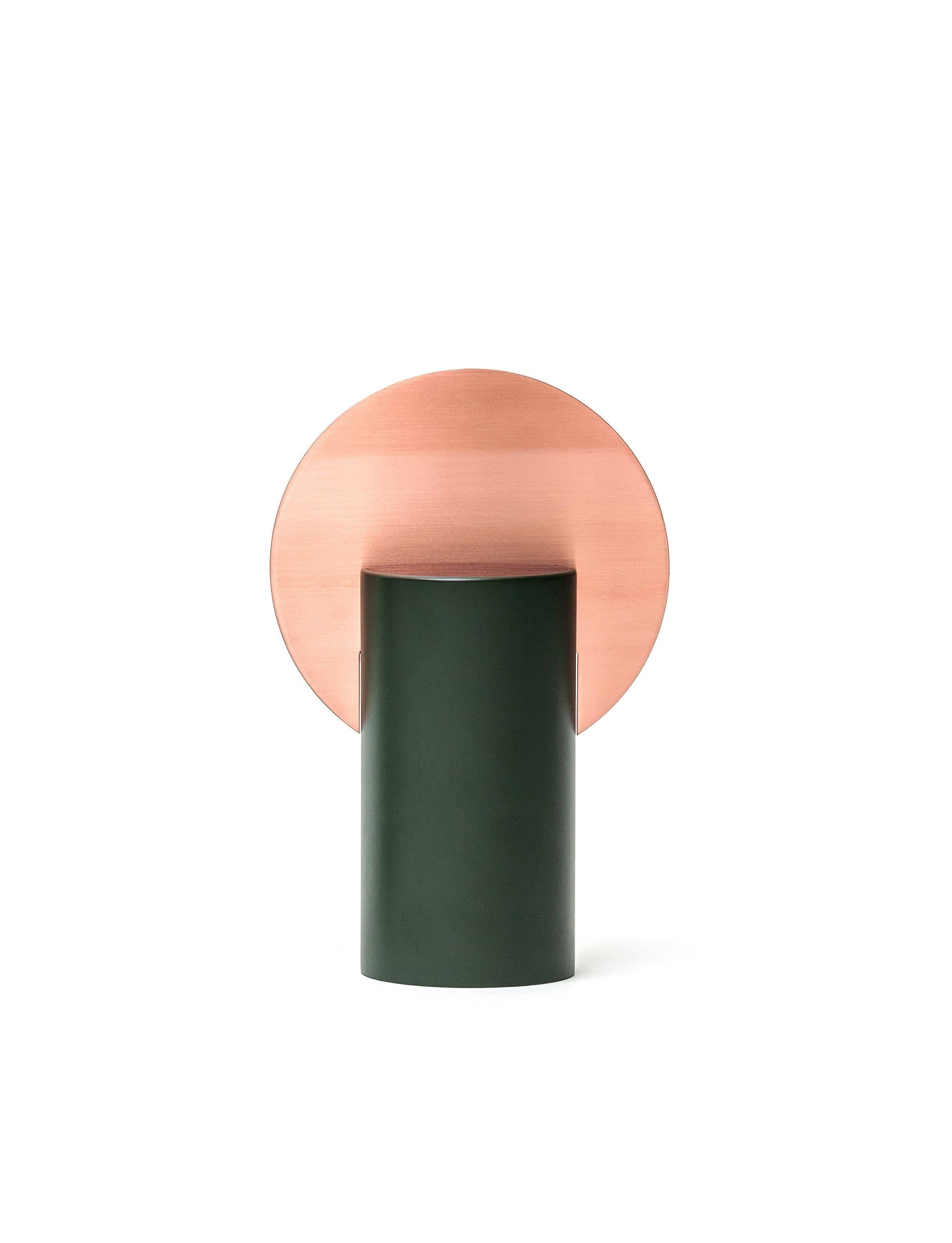 Contemporary 'Malevich Vase CS1' by Noom, Copper and Painted Steel For Sale 1