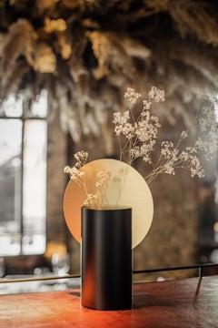 Contemporary 'Malevich Vase CS2' by Noom, Brass and Painted Steel