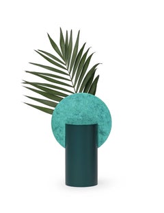 Contemporary 'Malevich Vase CSL2' by NOOM, Oxidized Copper and Steel