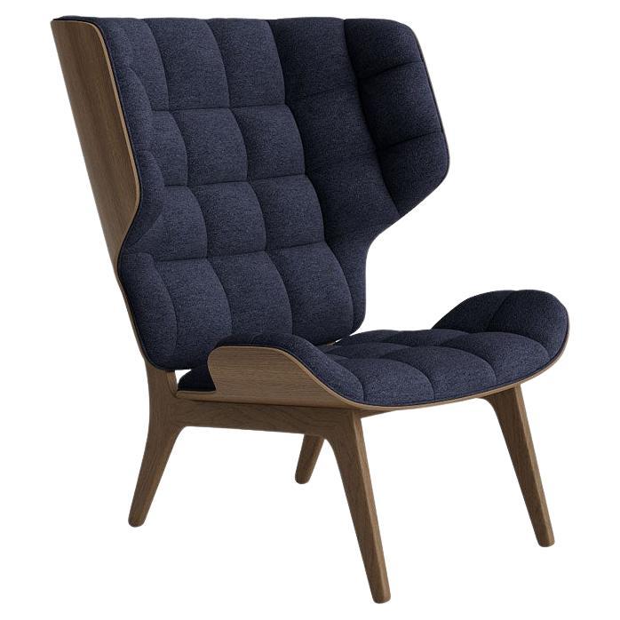 Contemporary 'Mammoth' Chair by Norr11, Light Smoked Oak, Barnum Bouclé 19 For Sale