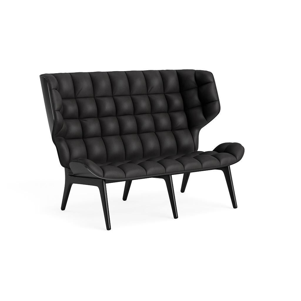Zeitgenössisches Sofa „Mammoth“ von Norr11, schwarze Eiche, Dunes-Leder im Angebot 3