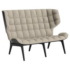 Contemporary 'Mammoth' Sofa by Norr11, Black Oak, Hallingdal 220