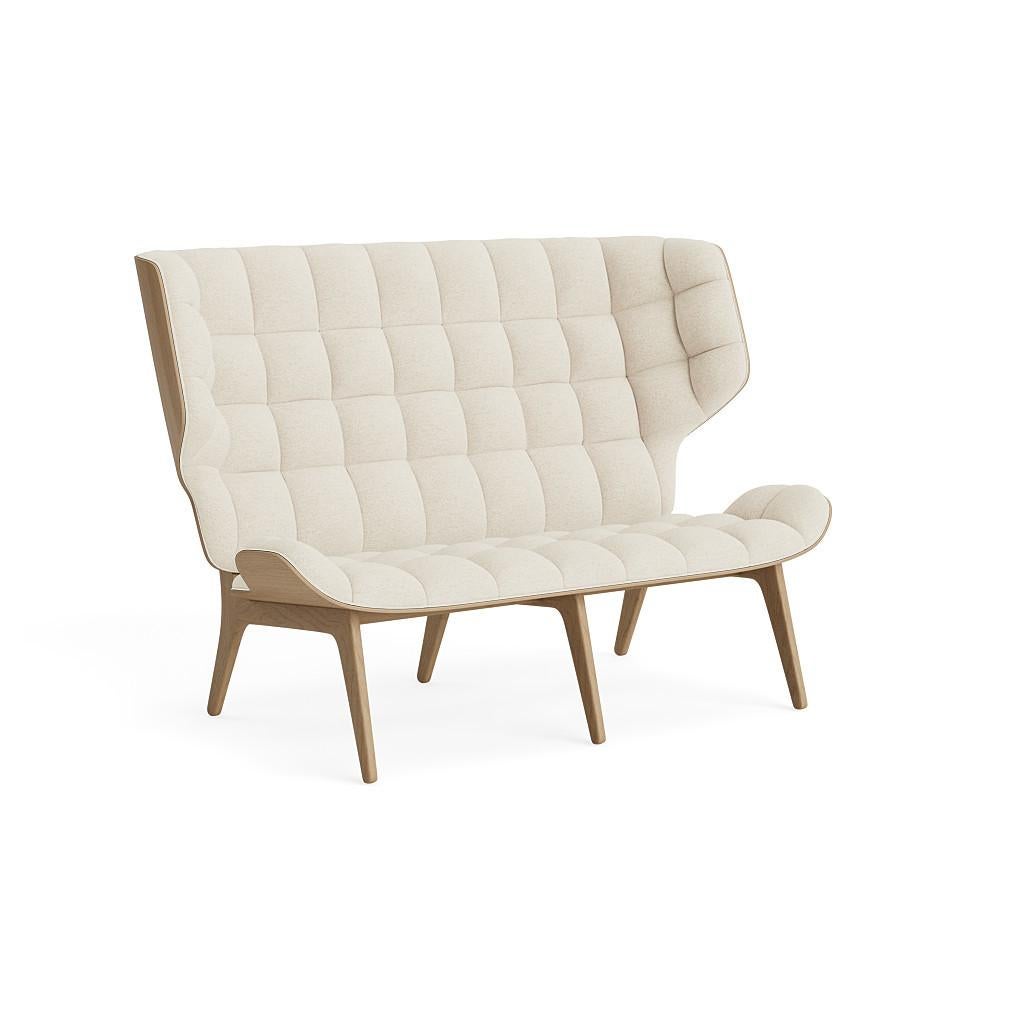 Zeitgenössisches Sofa „Mammoth“ von Norr11, dunkle rauchfarbene Eiche, Hallingdal 180 im Angebot 1