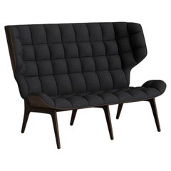 Contemporary 'Mammoth' Sofa by Norr11, Dark Smoked Oak, Hallingdal 180