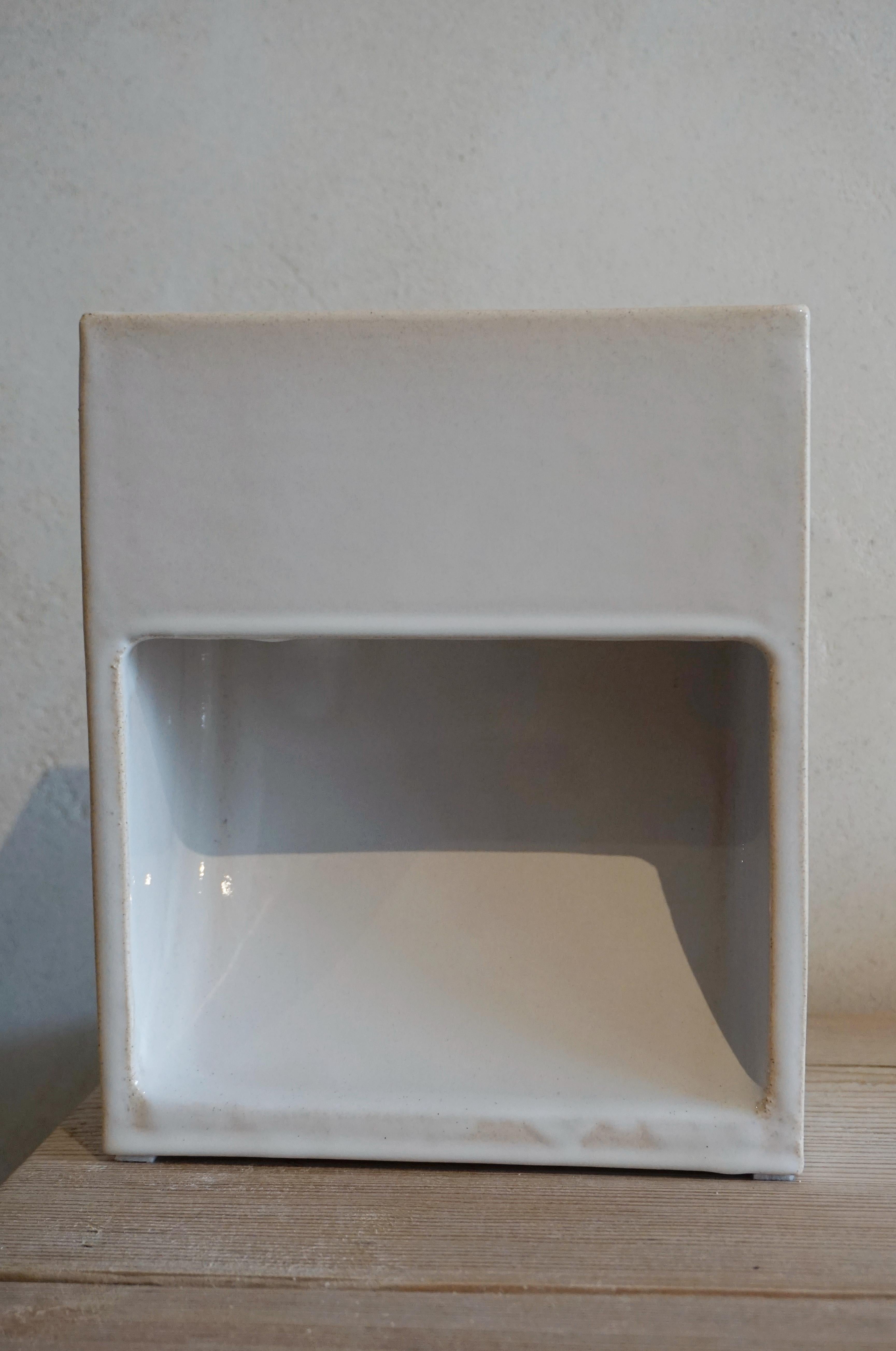 Contemporary Manolo Eirin Handmade Table Side Lamp Library Furniture, Ceramic en vente 3