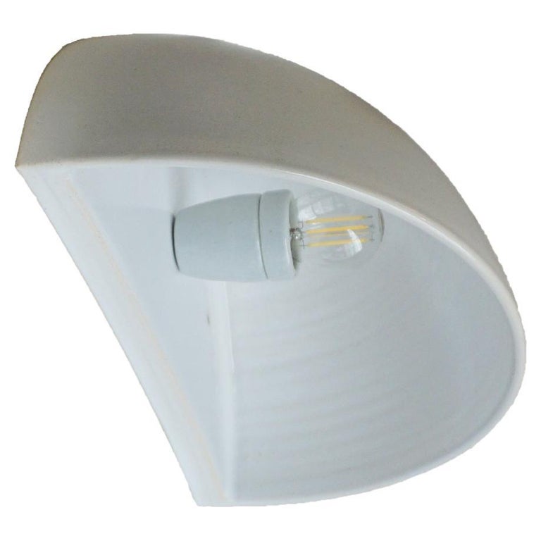 Contemporary Manolo Eirin Wall Sconce Ceramic Off White For Sale
