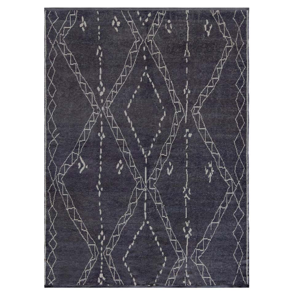 Contemporary Mansour Modern Handwoven Moroccan Inspired Rug For Sale at ...