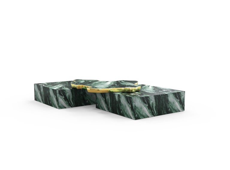 Portuguese Contemporary Marble Navarra Center Table by Boca do Lobo  For Sale