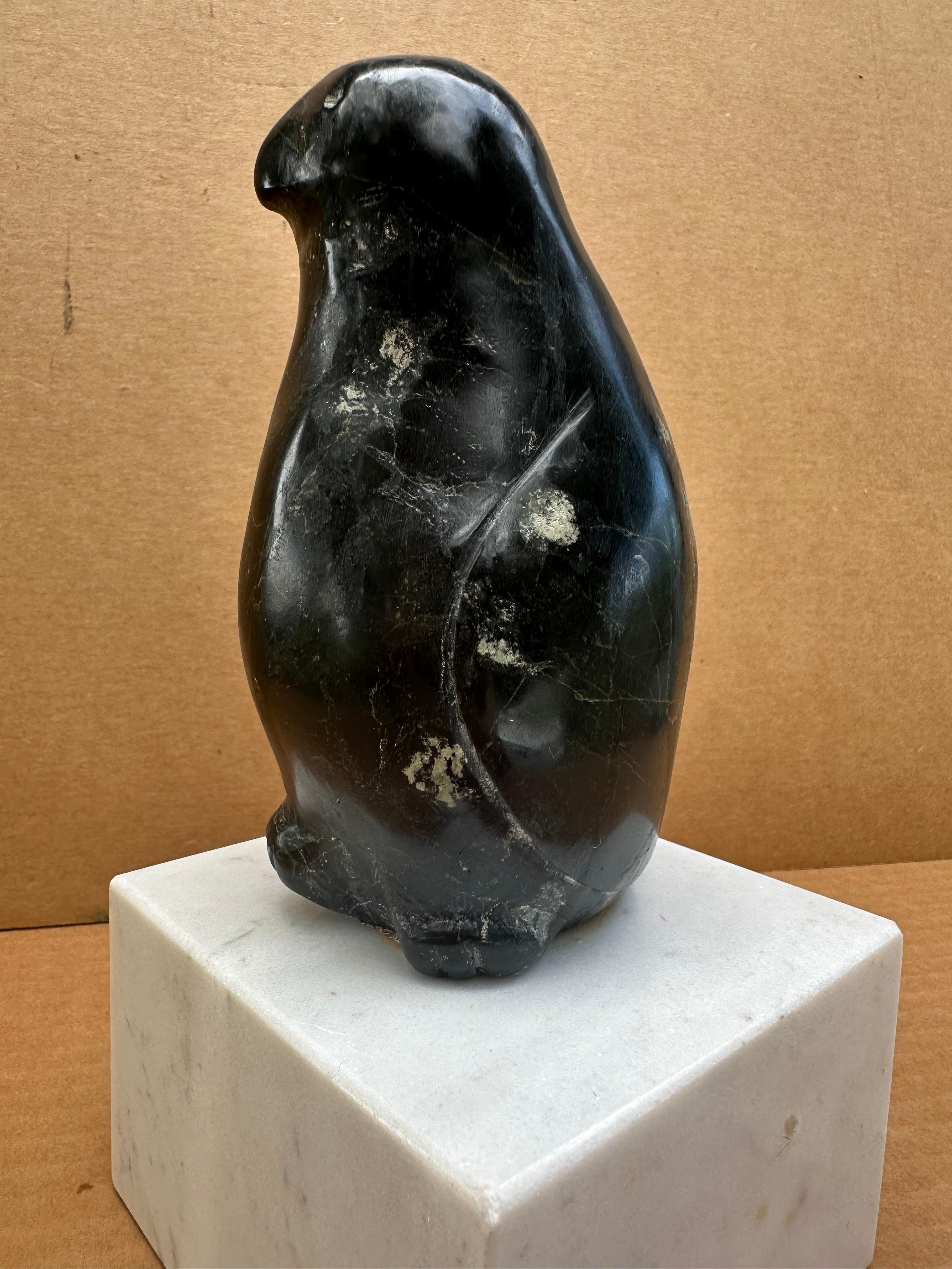 Scultura contemporanea in marmo Black Bird di David David attr. in vendita 2