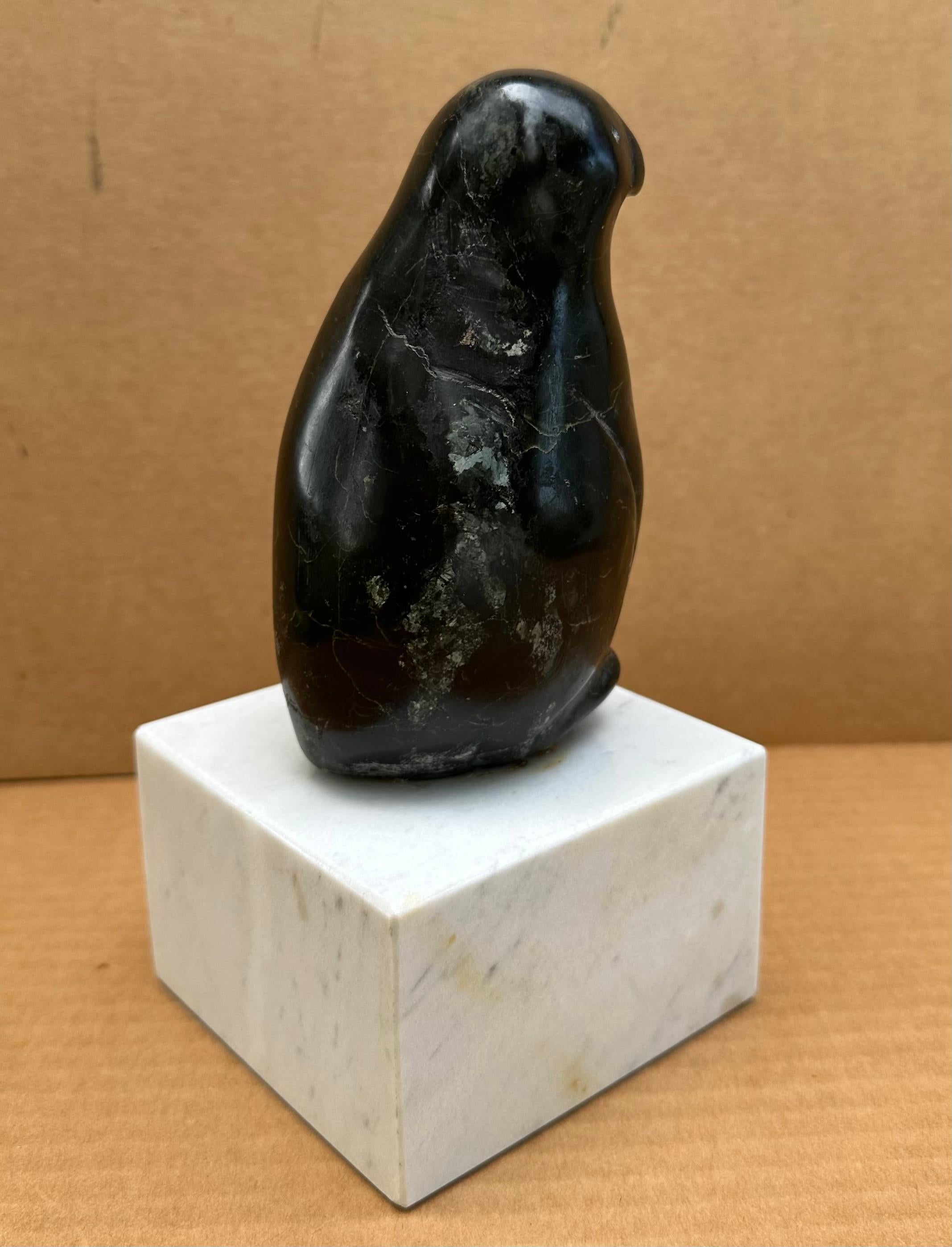 Scultura contemporanea in marmo Black Bird di David David attr. in vendita 3
