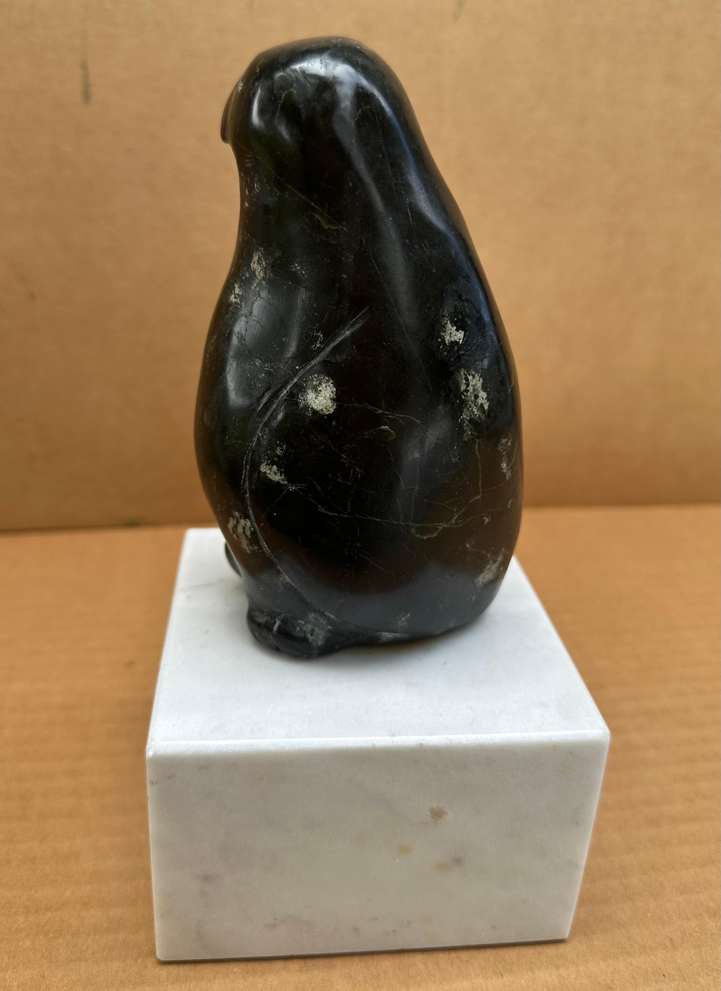 Lucidato Scultura contemporanea in marmo Black Bird di David David attr. in vendita