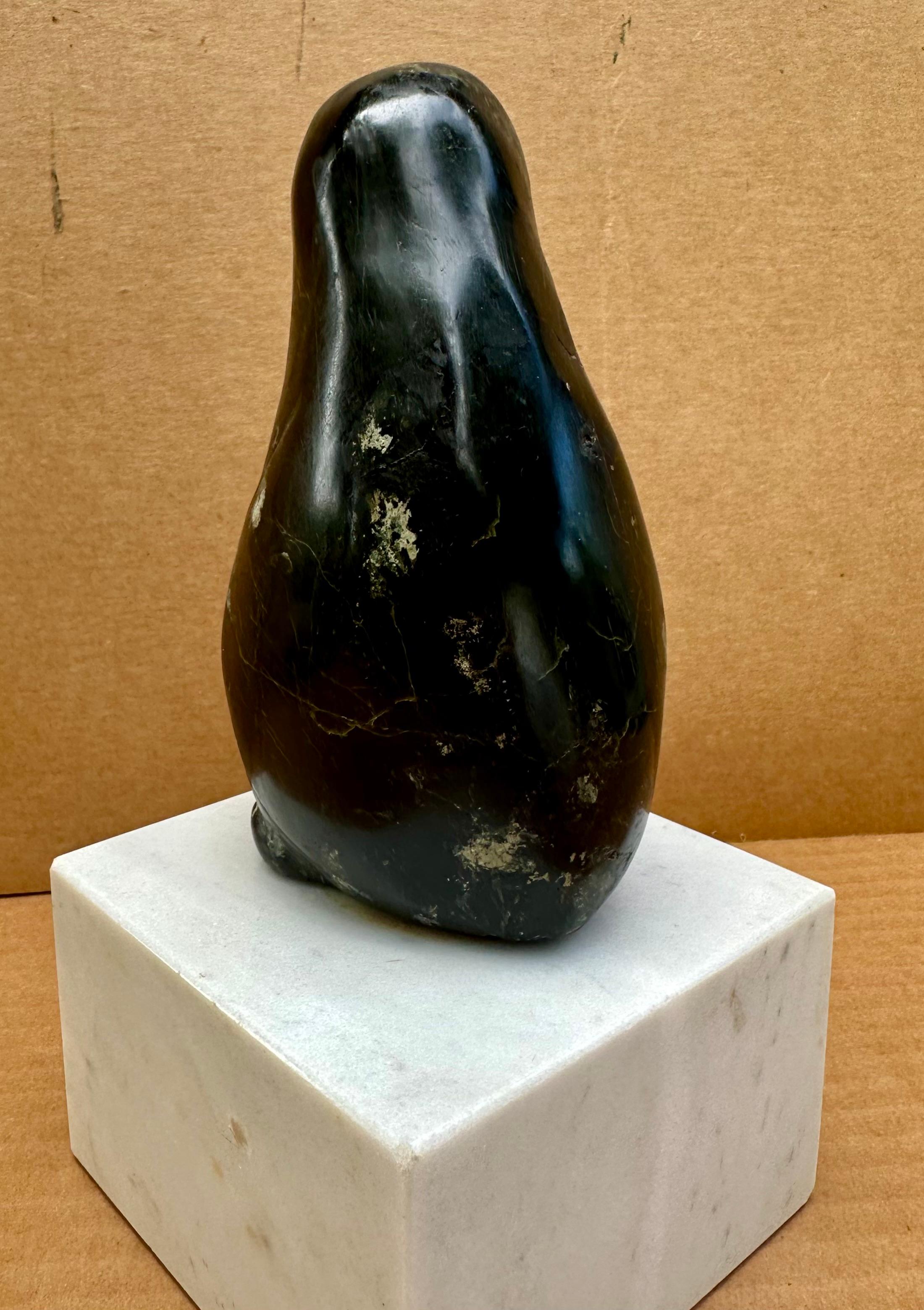 Scultura contemporanea in marmo Black Bird di David David attr. In condizioni buone in vendita a Vero Beach, FL
