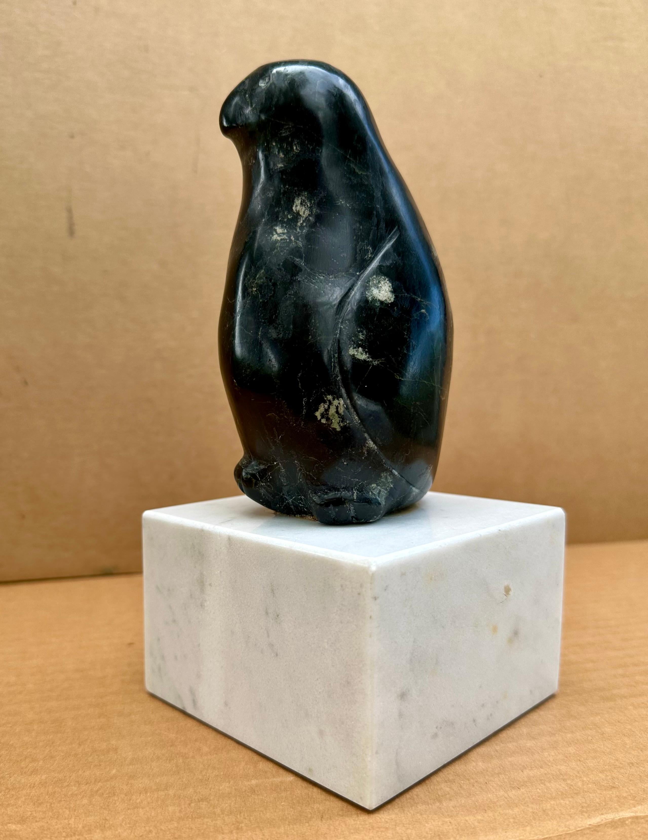 XXI secolo e contemporaneo Scultura contemporanea in marmo Black Bird di David David attr. in vendita