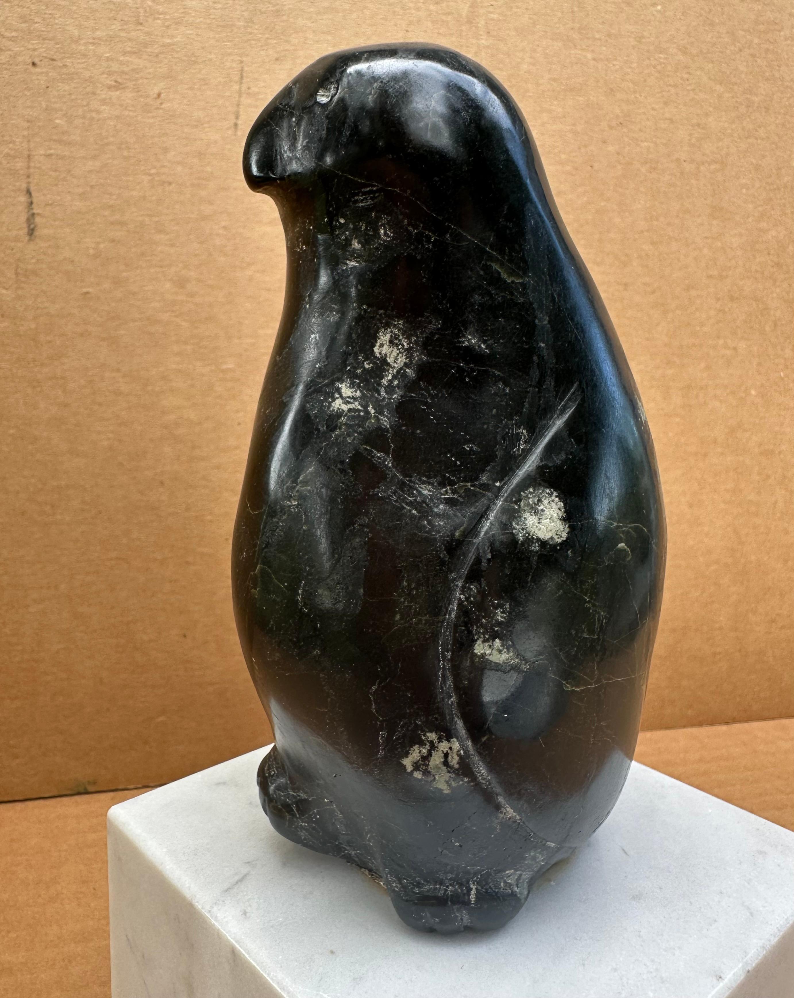 Scultura contemporanea in marmo Black Bird di David David attr. in vendita 1
