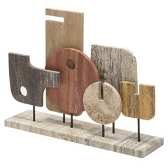 Contemporary Marble Sculpture, Tabou 5 by Stephane Parmentier for Giobagnara