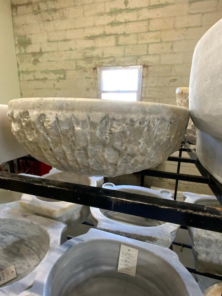 European Contemporary Marble Sink For Sale