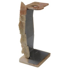 Contemporary Marble Umbrella Stand by Soft Baroque