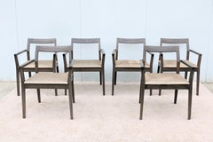 Contemporary Marc Krusin for Knoll Krusin Wood Side Dining Armchair, Set of 6