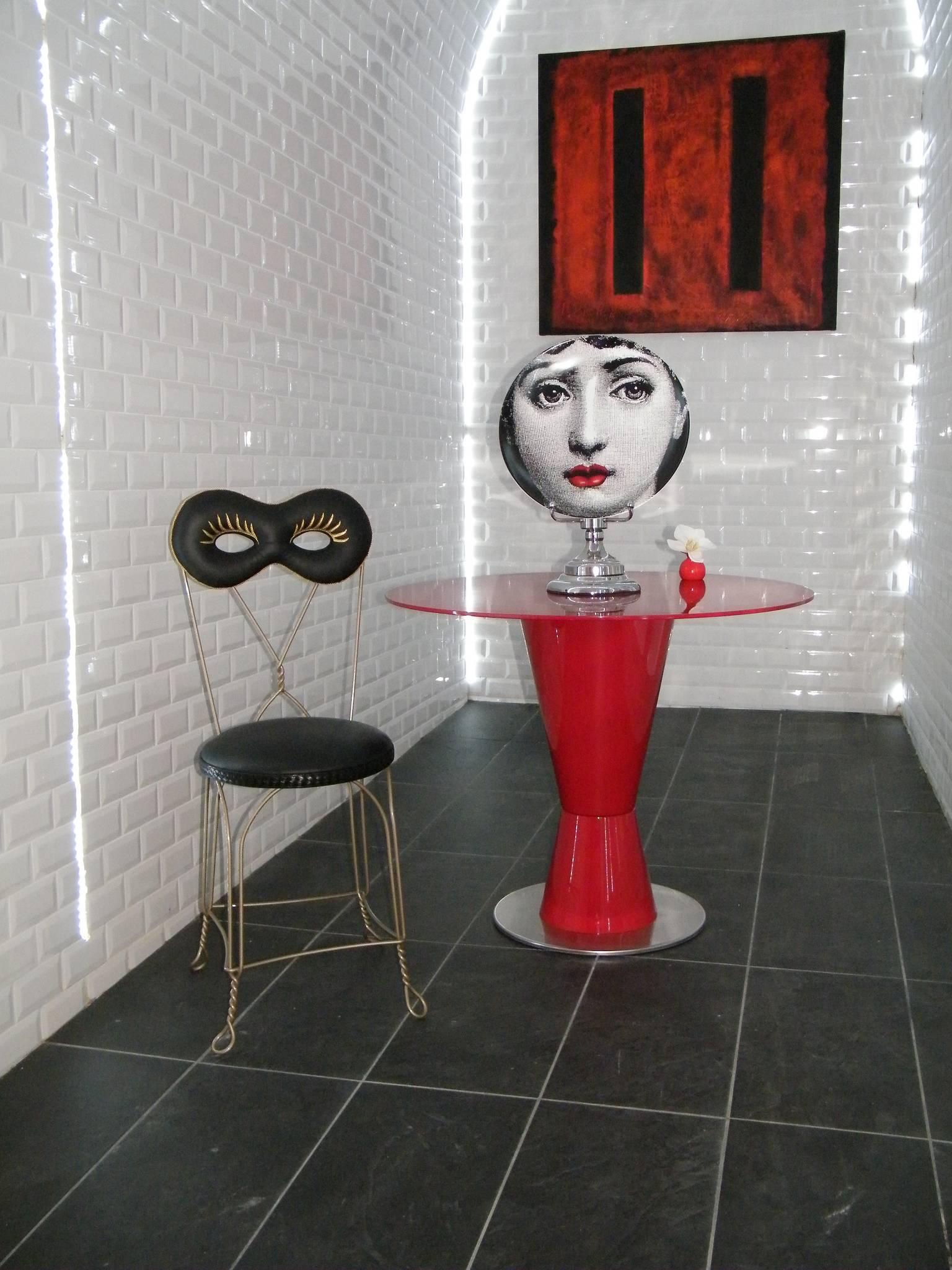Modern Contemporary Maschera Chair in Aluminium by Altreforme For Sale
