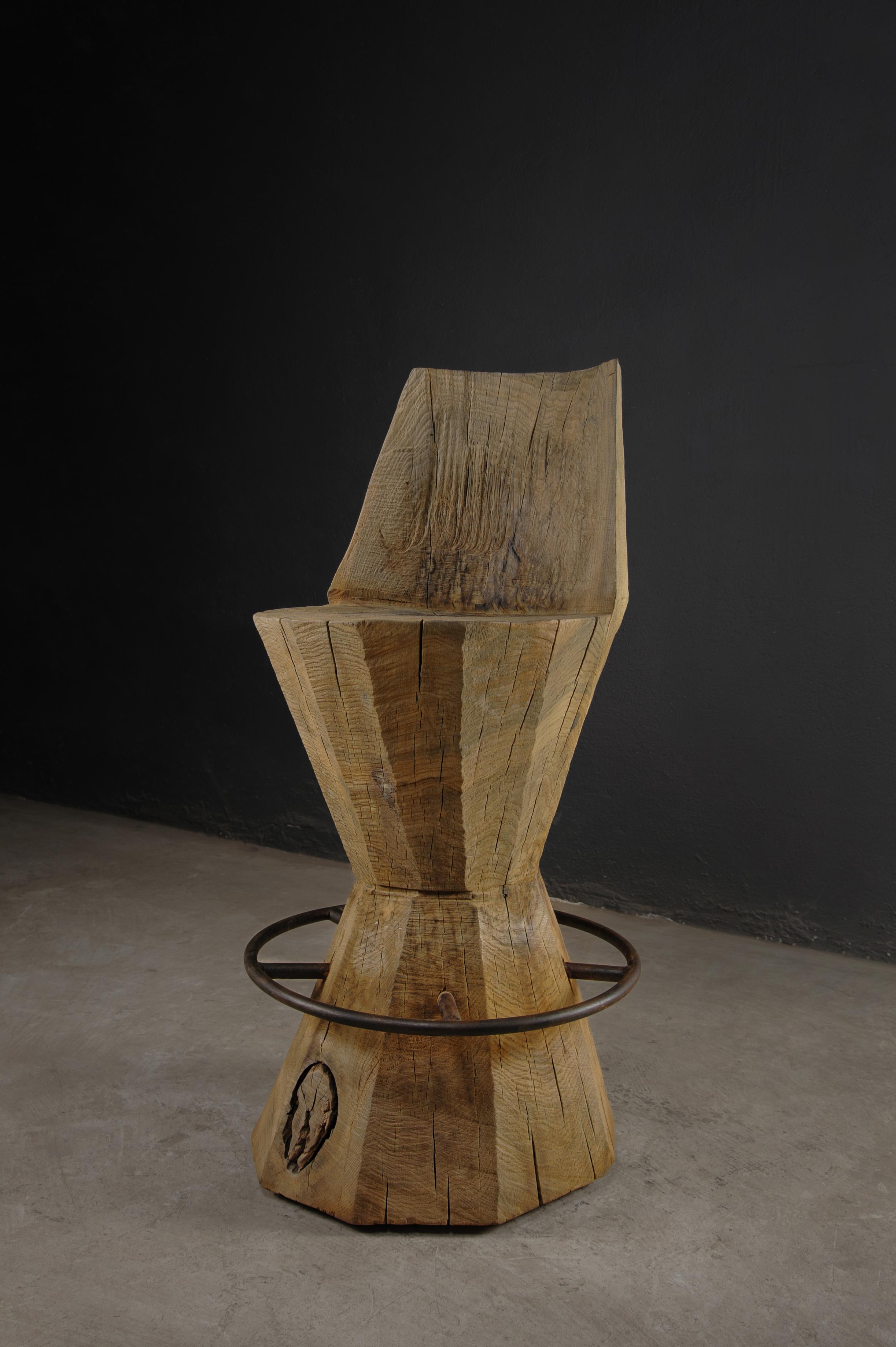 Contemporary Massive Counter Stool in Solid Oak Wood by Denis Milovanov

Dimensions : H. 100 x W. 35 x D.40 / SH. 70 cm
Customizable

SÓHA design studio conceives and produces furniture design and decorative objects in solid oak in an authentic