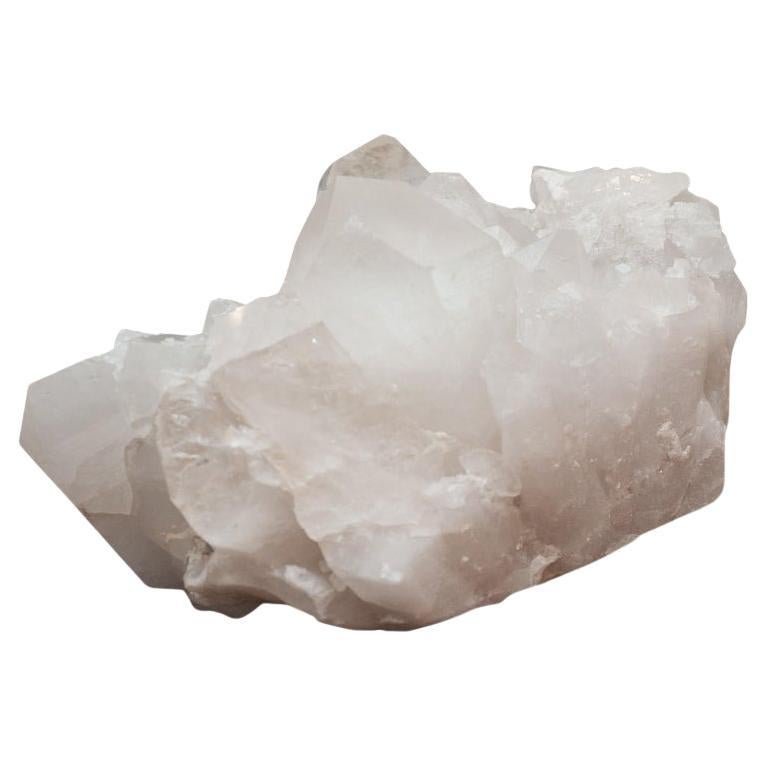 Contemporary Massive Rock Crystal White / Clear Quartz Point Cluster