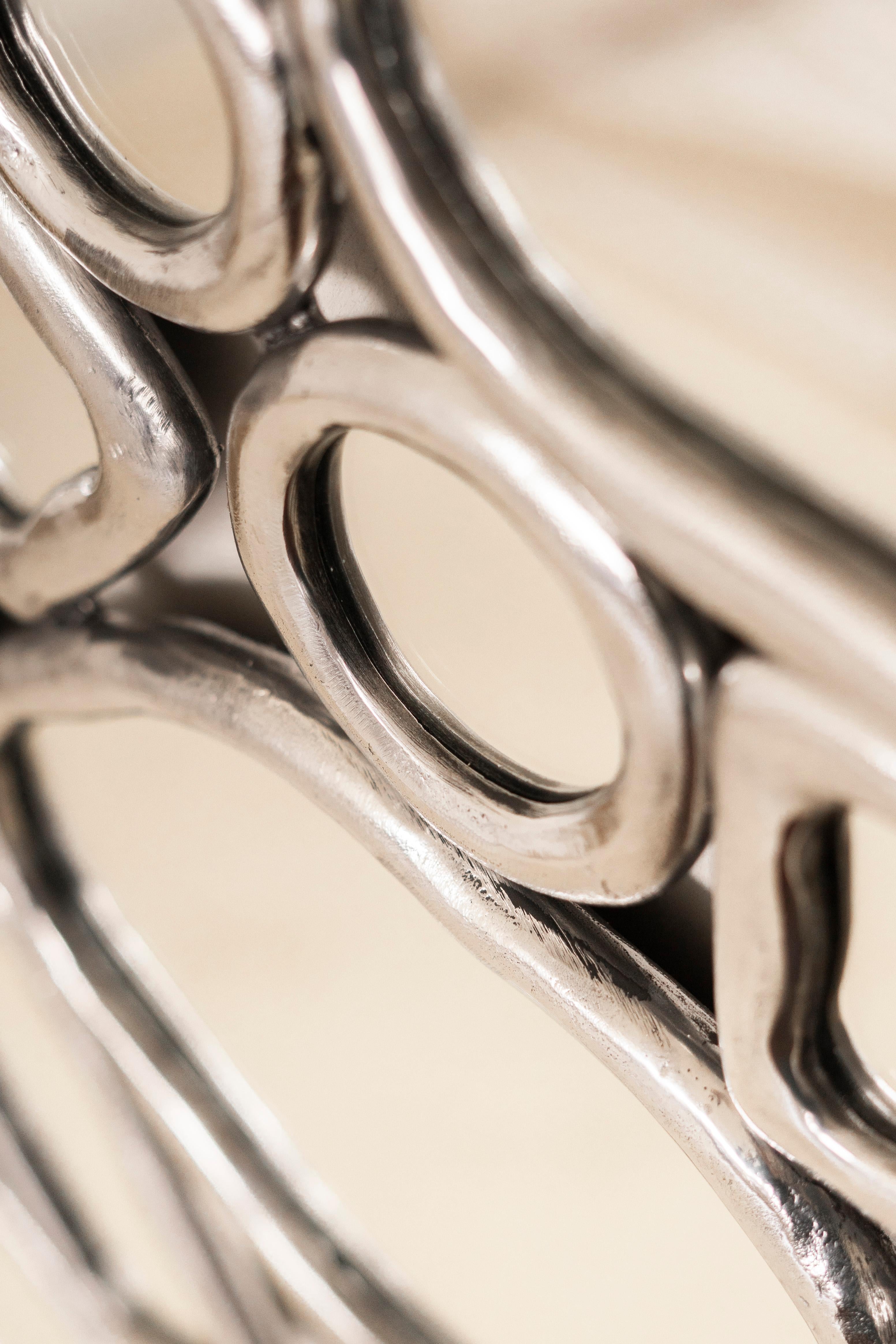 Contemporary Material Distortion Mirror by Lucas Recchia, 2024 For Sale 2