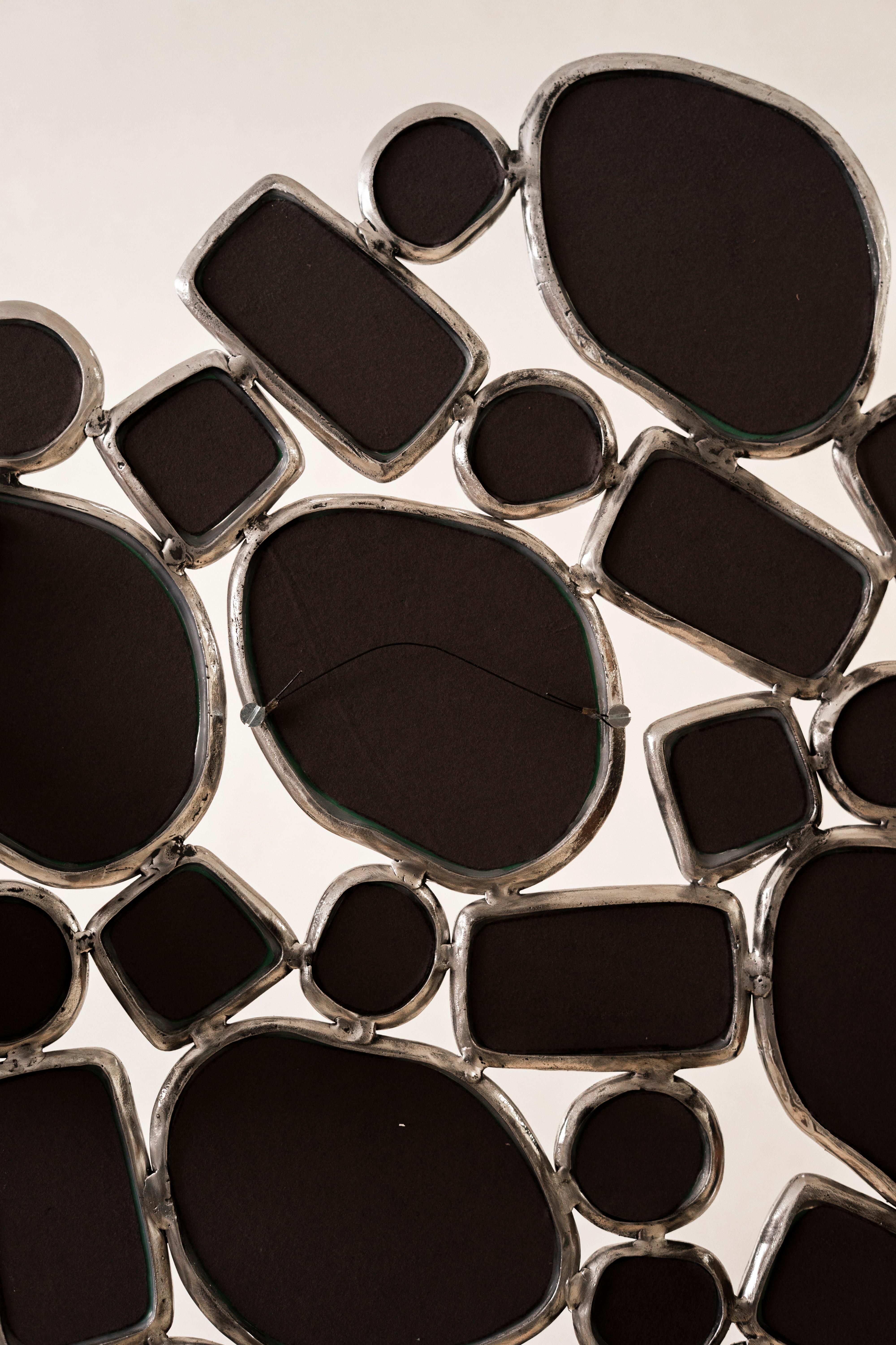 Contemporary Material Distortion Mirror by Lucas Recchia, 2024 For Sale 3