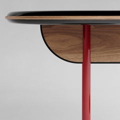 Scrivania contemporanea Matias Sagaría Piano in marmo di noce italiano Nero