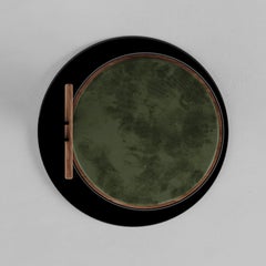 Sedia da pranzo contemporanea in velluto Matias Sagaria Metallo Noce Italiano Nero