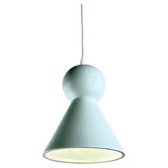 Lampada a sospensione contemporanea in gres verde opaco, design minimalista, LOVER 2.0