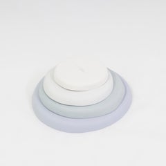 Contemporary Service Plates Matte Grey Porcelain