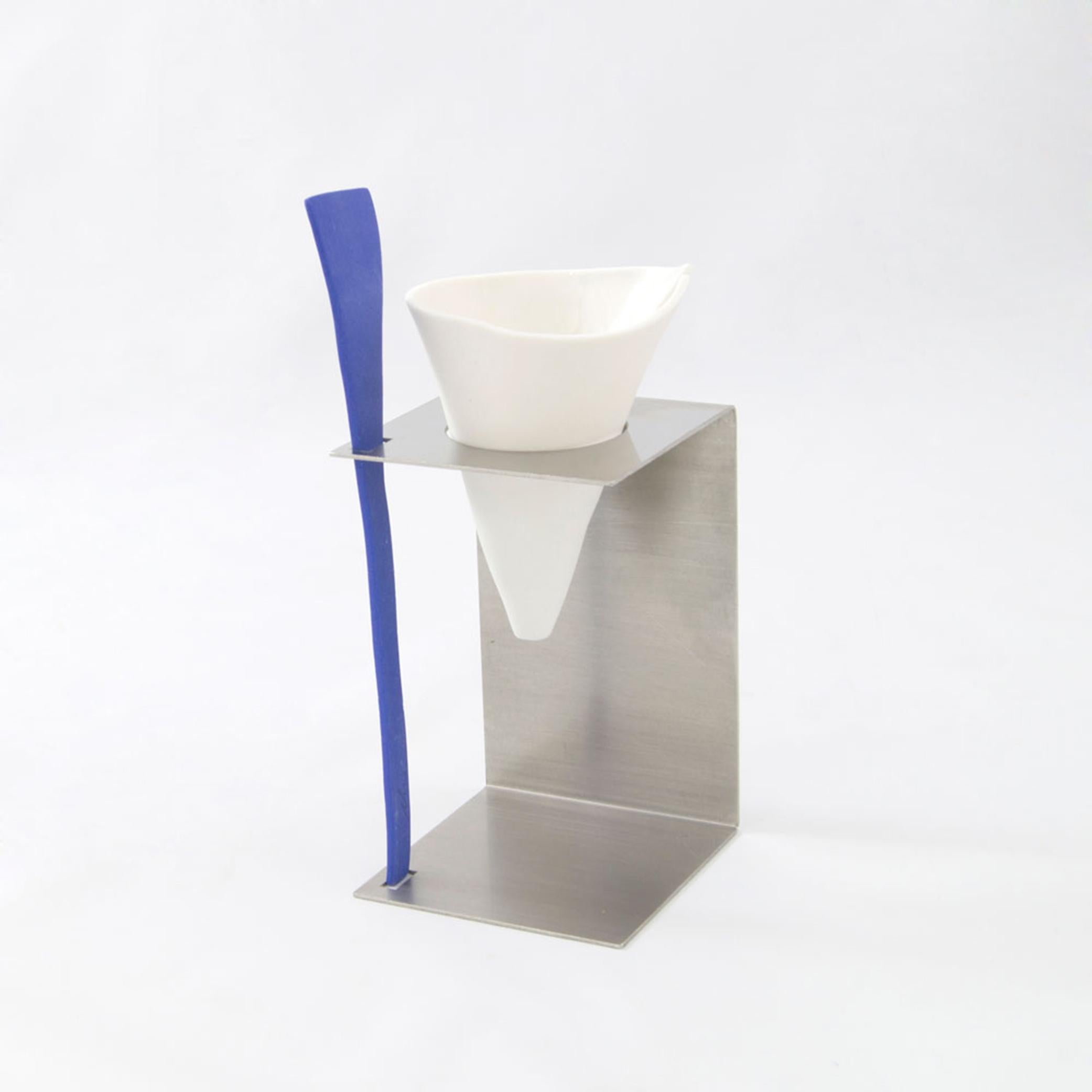 Minimalist Contemporary Coffee Set Matte Porcelain For Sale