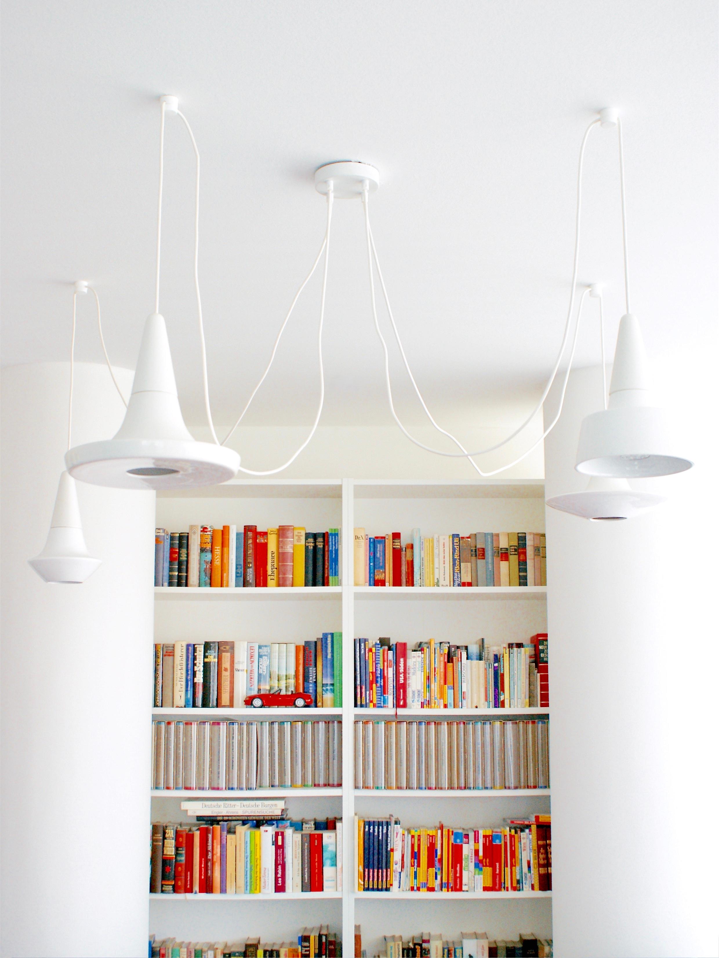 Lampada a sospensione contemporanea in gres bianco opaco, design minimalista, SML2 in vendita 2