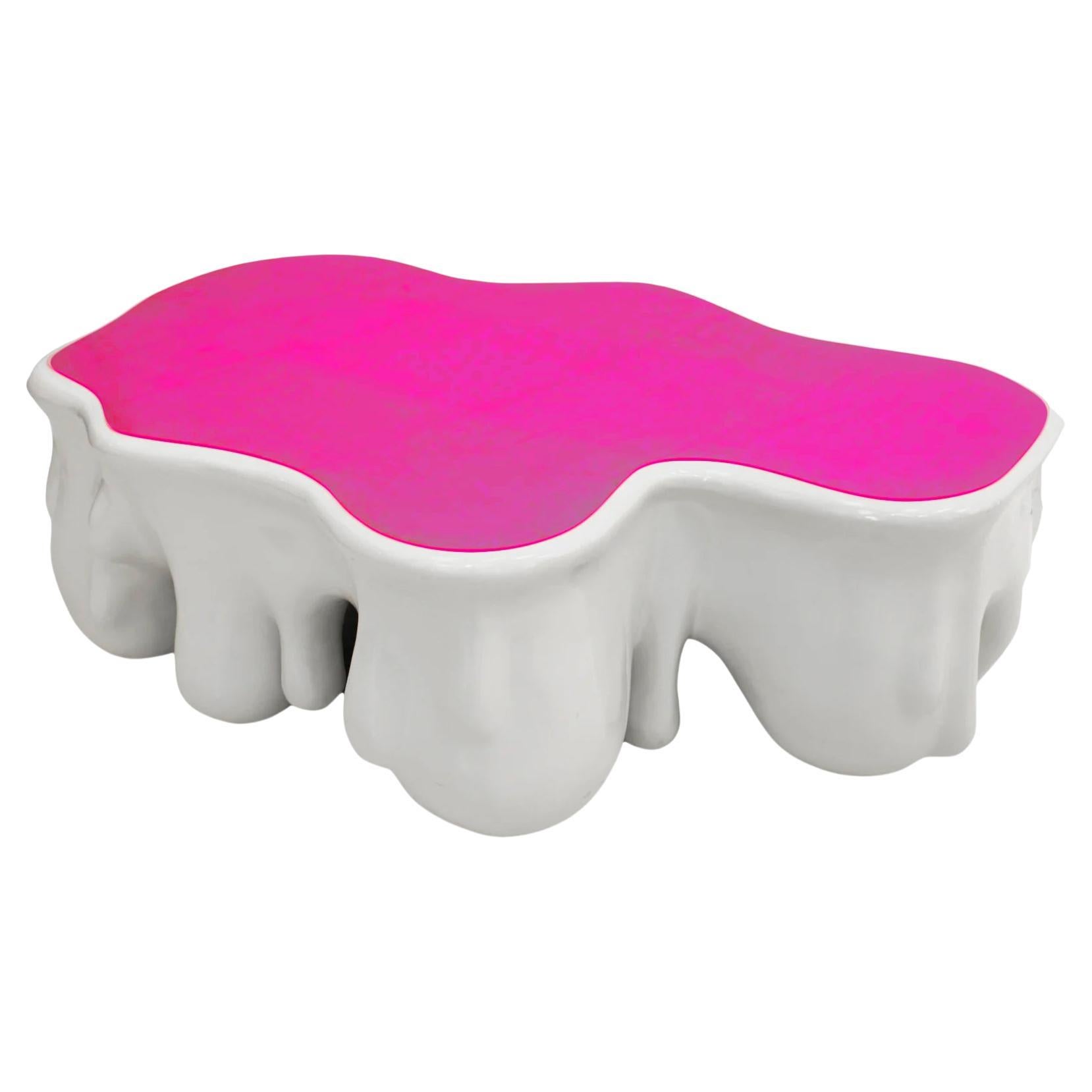 Contemporary Mattia Bonetti Sculptural Italian Coffee Table, Ready to Ship