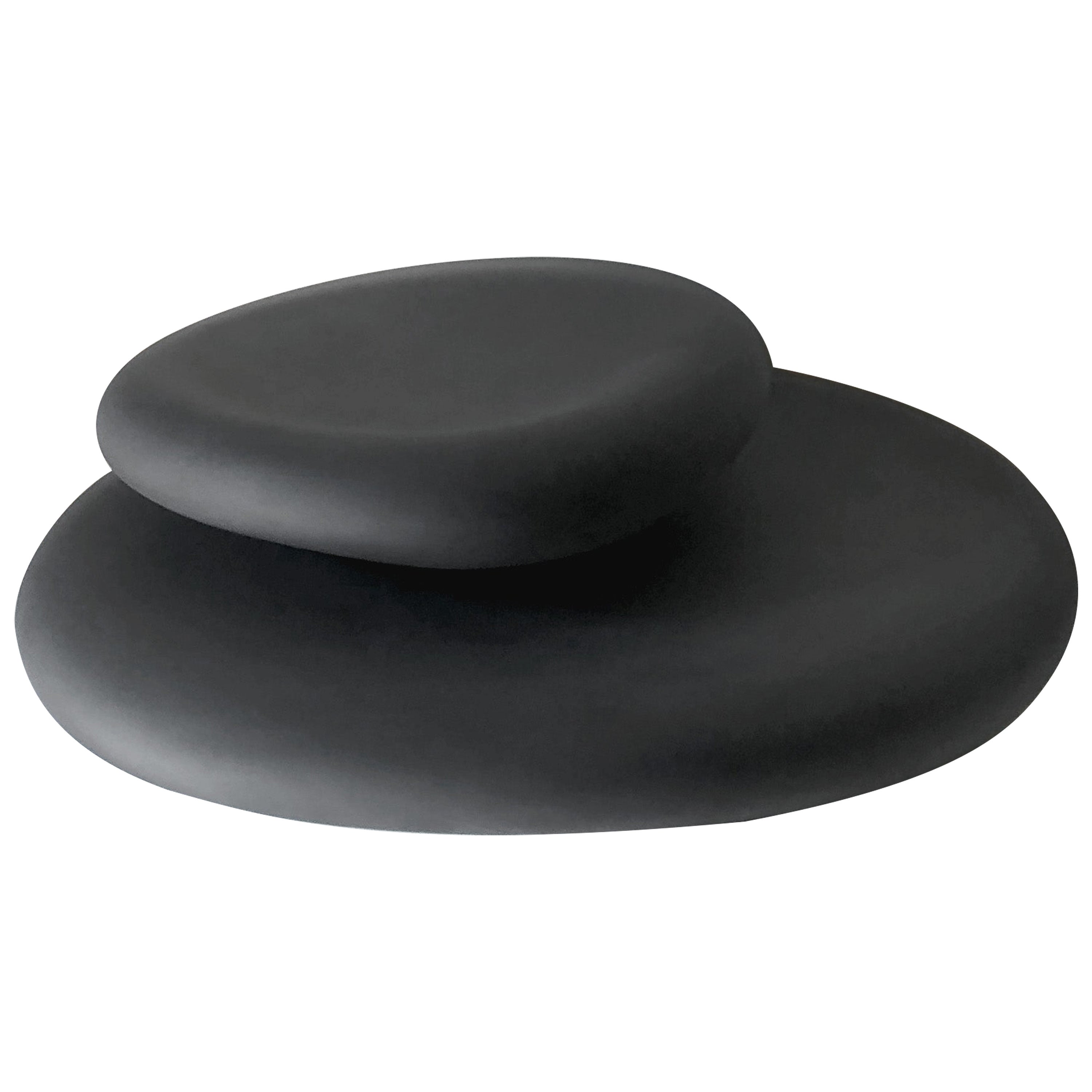 Contemporary Medium Sea Glass Bowl in Sand Cast Glass