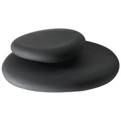 Contemporary Medium Sea Glass Bowl in Sand Cast Glass