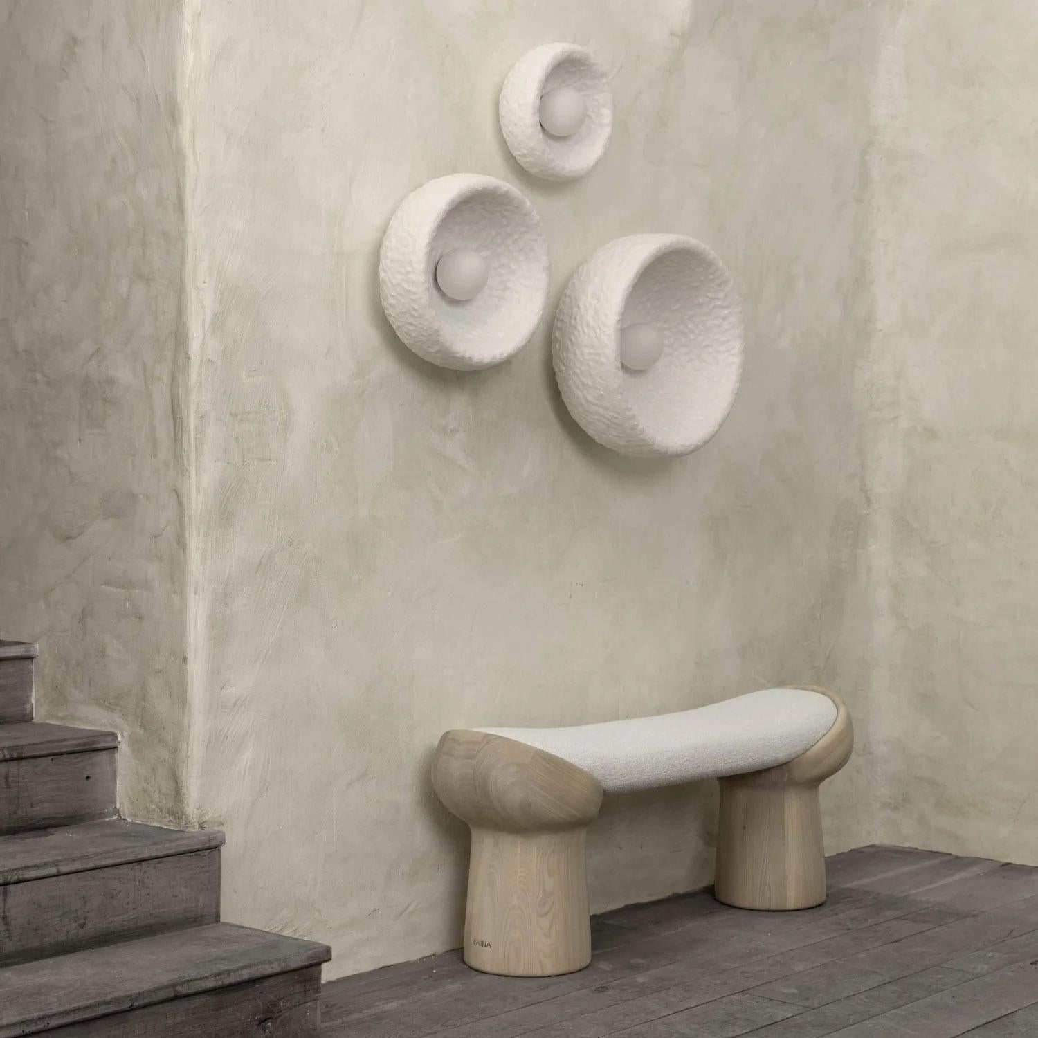 Clay Contemporary Medium Wall Sconce - Soniah by Victoriya Yakusha for Faina For Sale