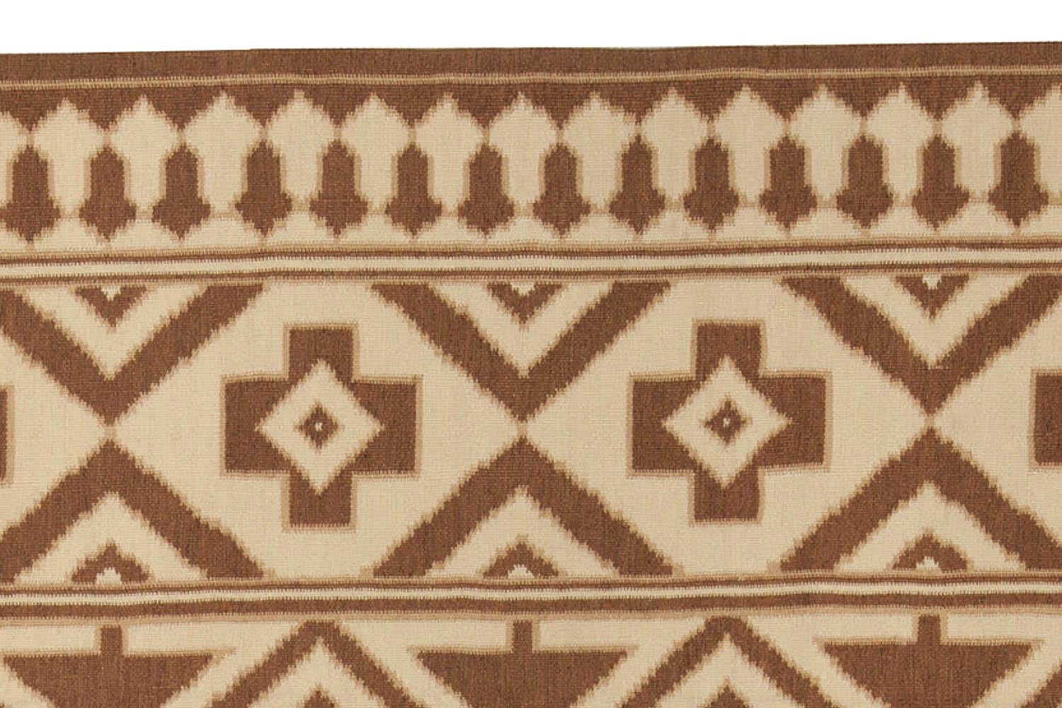 XXIe siècle et contemporain Tapis contemporain en laine Melograno Aubusson Design fait à la main par Doris Leslie Blau en vente