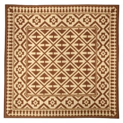 Contemporary Melograno Aubusson Design Handmade Wool Rug by Doris Leslie Blau