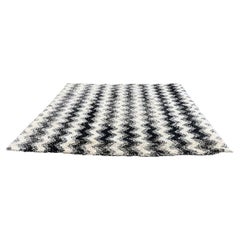 Contemporary Merida Zig Zag Wollteppich  9'3" x 9'3"