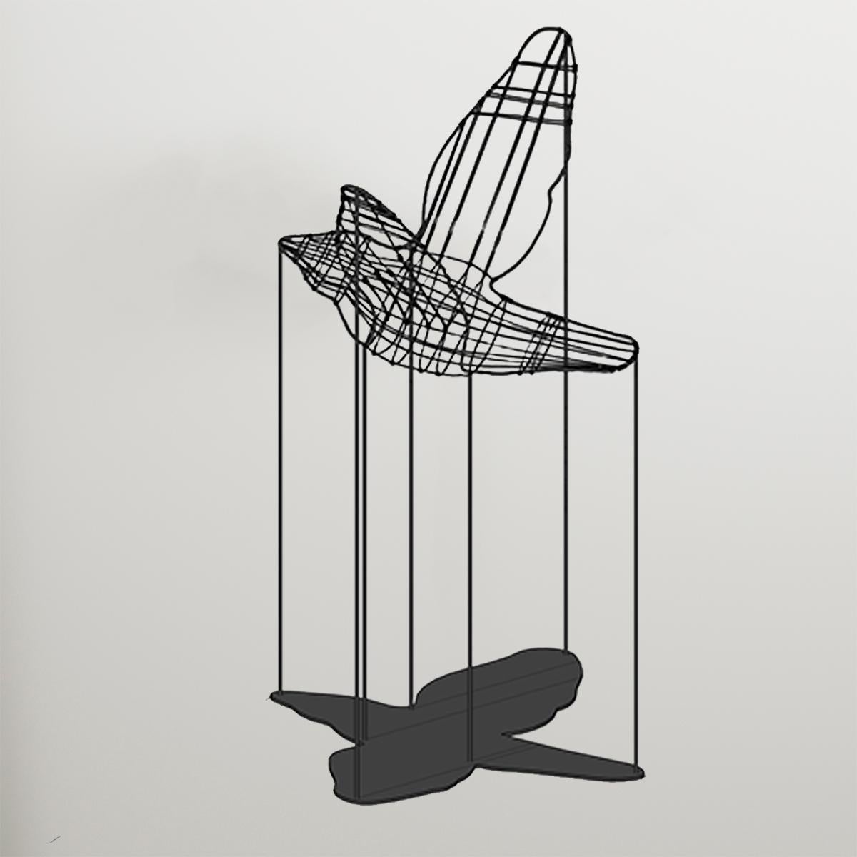 Contemporary Metal Bird Silhouette Decor Minimalist Accents for Modern space (en anglais) en vente 3