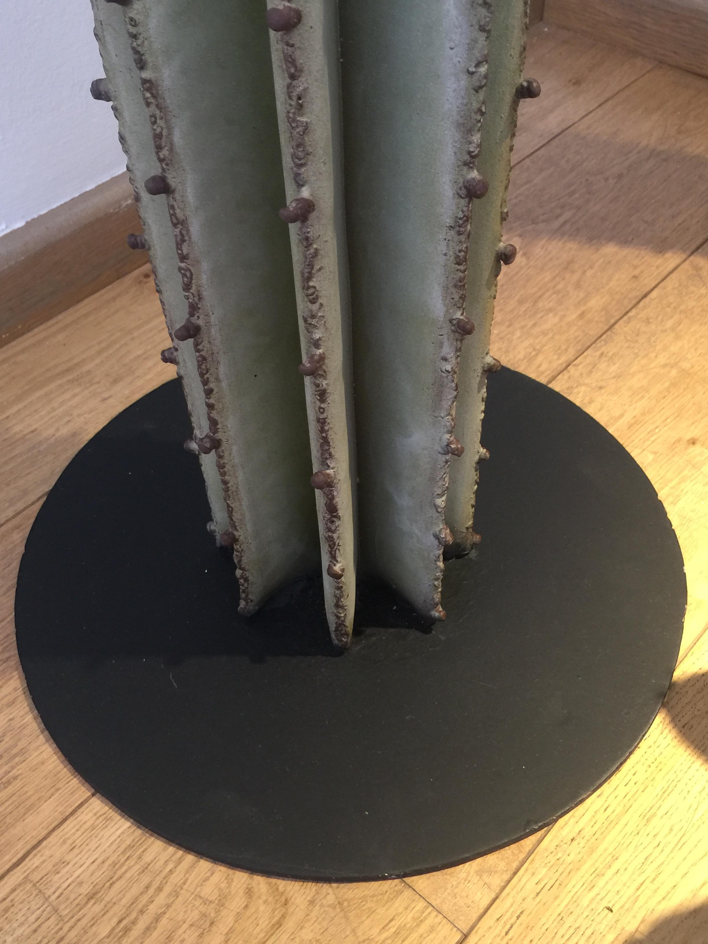cactus sculpture metal