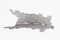 Contemporary Metal Cast Sculpture, Aluminium Curved Cast Form 1 by Mimi Jung