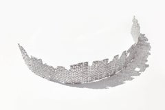 Contemporary Metal Cast Sculpture, Aluminium Curved Cast Form 3 by Mimi Jung