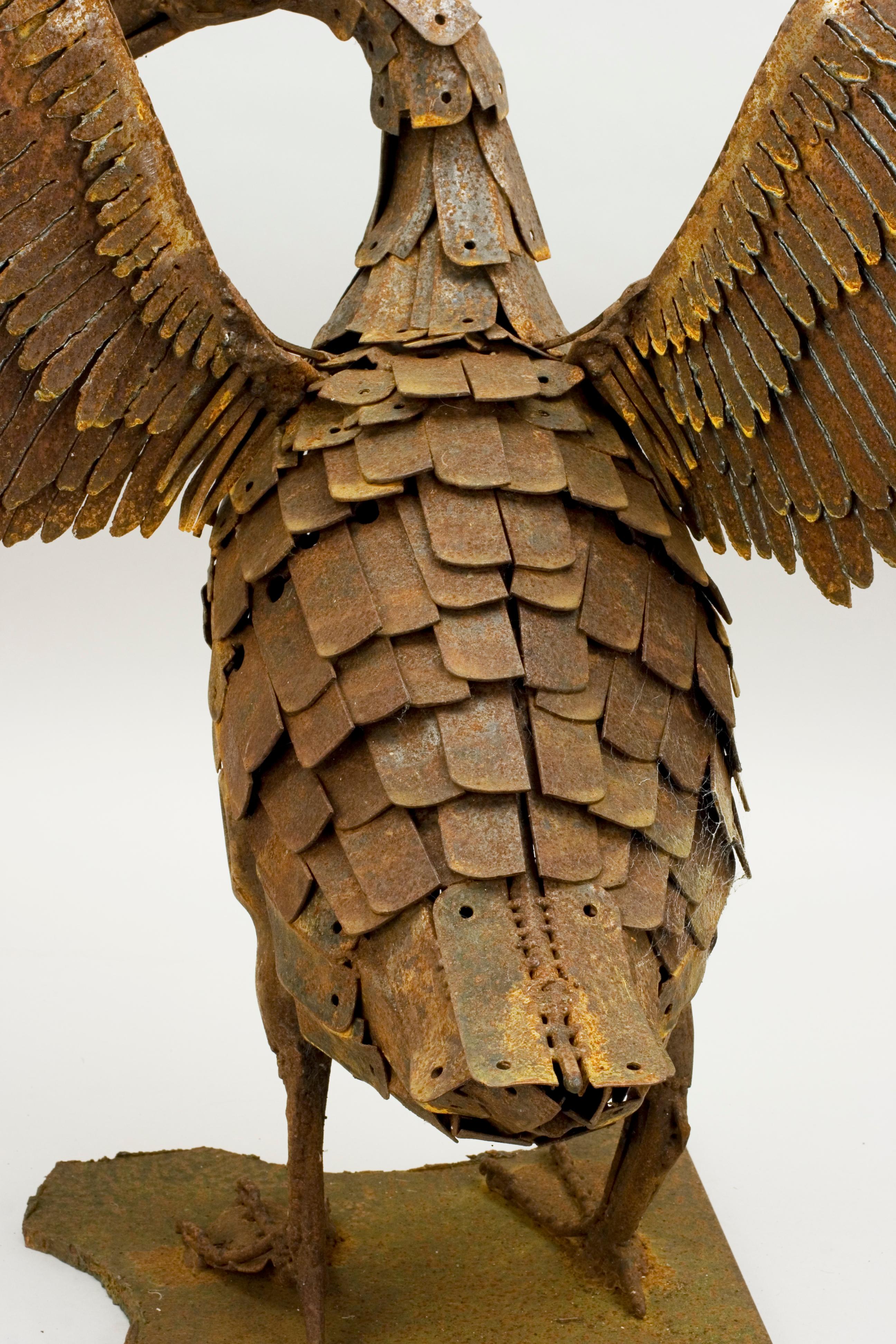 Contemporary Metal Goose Sculpture by Sophy Thompson 5